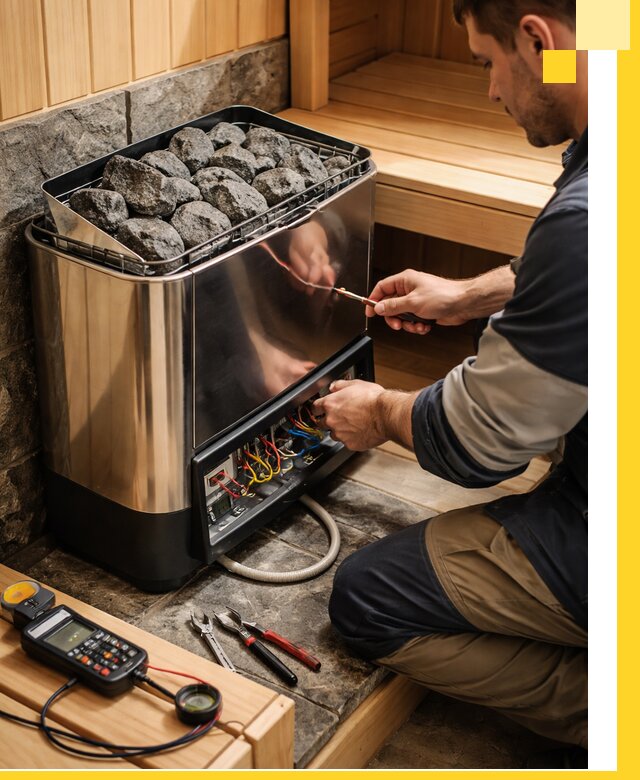 Продажа и установка электрокаменок для саун в Обнинске