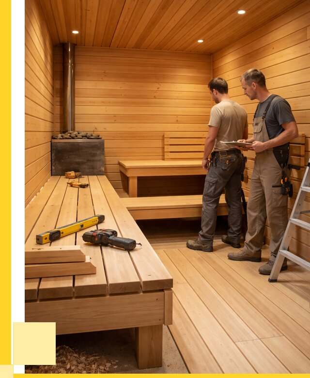 Отделка бань и саун в Обнинске по цене от 4568 р. | ЭриданБнн