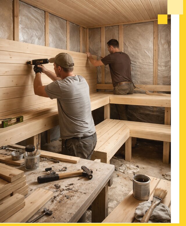 Профессиональная отделка бань и саун под ключ в Обнинске