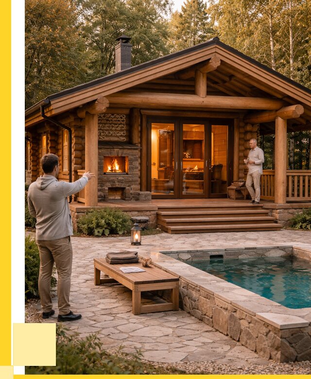 Проекты бань и хамам в Обнинске от 25375 р. | ЭриданБнн