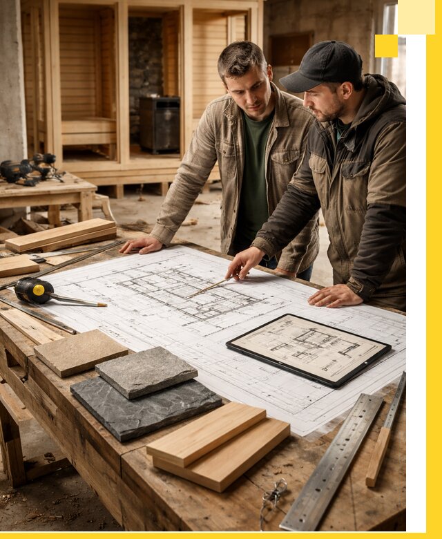 Проекты бань под ключ и планы строительства в Обнинске