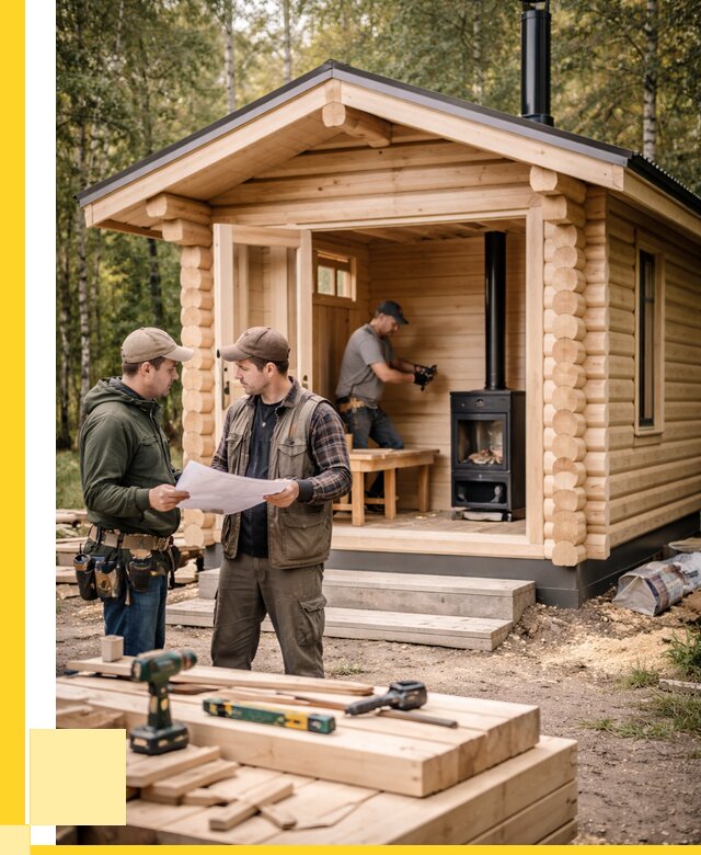 Монтаж бань под ключ в Обнинске — от 203000 р. | ЭриданБнн