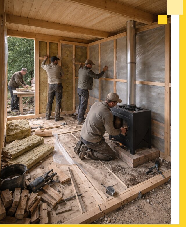 Профессиональный монтаж бань под ключ в Обнинске для дома