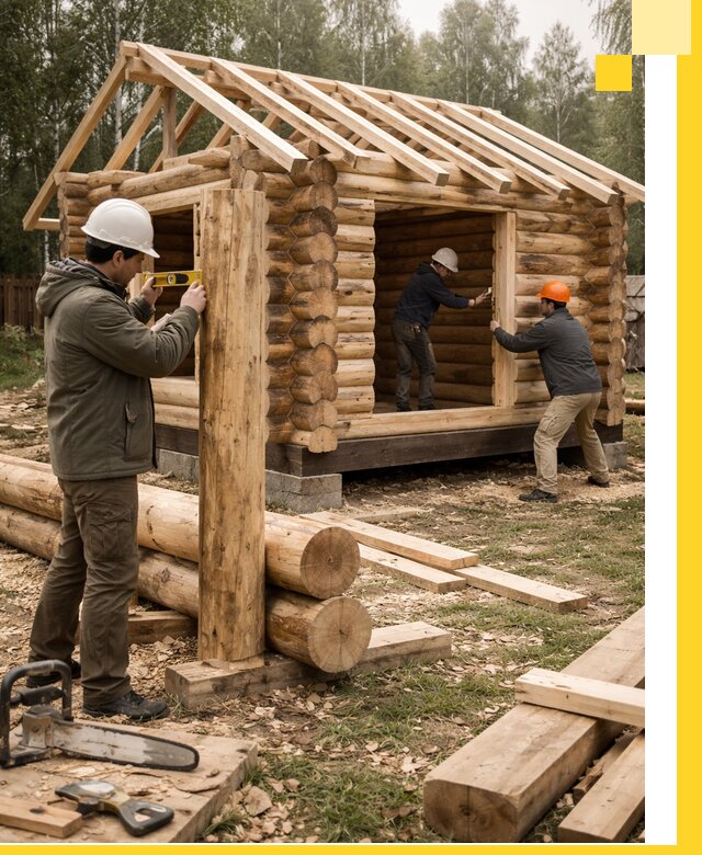 Строительство бань для дачи под ключ в Обнинске с доставкой и монтажом