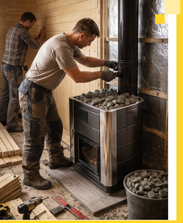 Проектирование и строительство парилок для бани в Обнинске под ключ