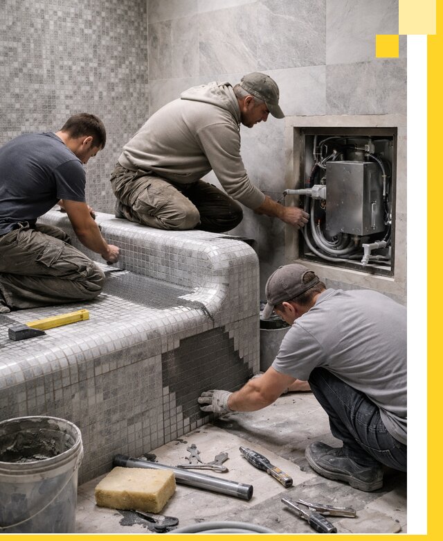 Проекты хамамов под ключ в Обнинске и дизайн и строительство