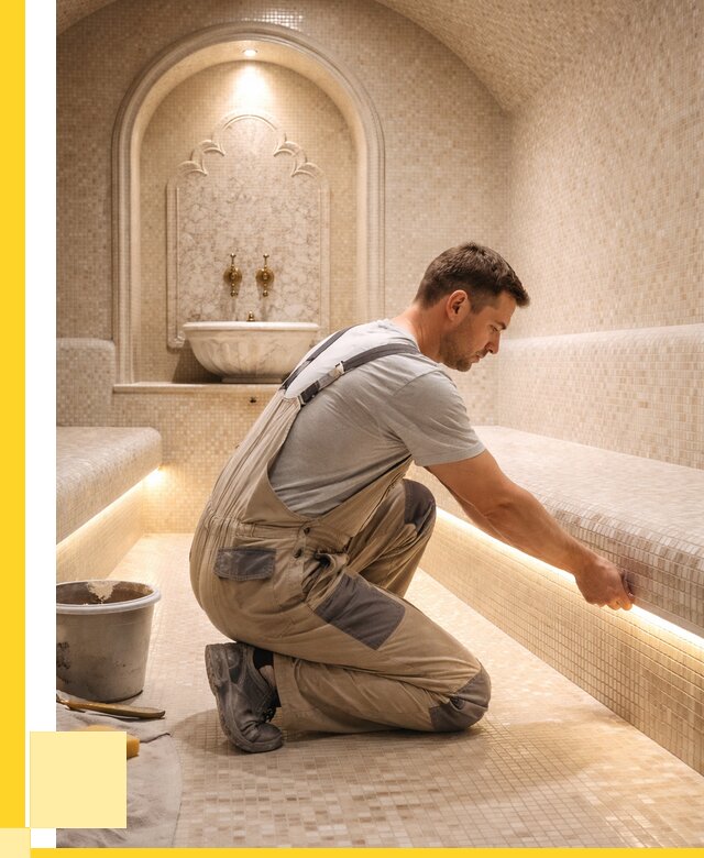 Отделка хамамов под ключ в Обнинске от 5583 р. | ЭриданБнн