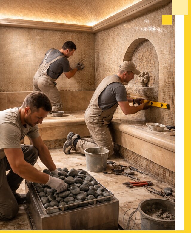 Проектирование и строительство хамама и сауны в Обнинске