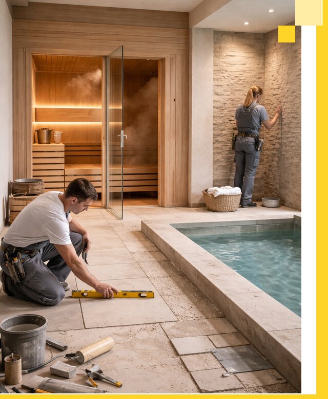 Комплексный дизайн и отделка интерьеров SPA под ключ в Обнинске